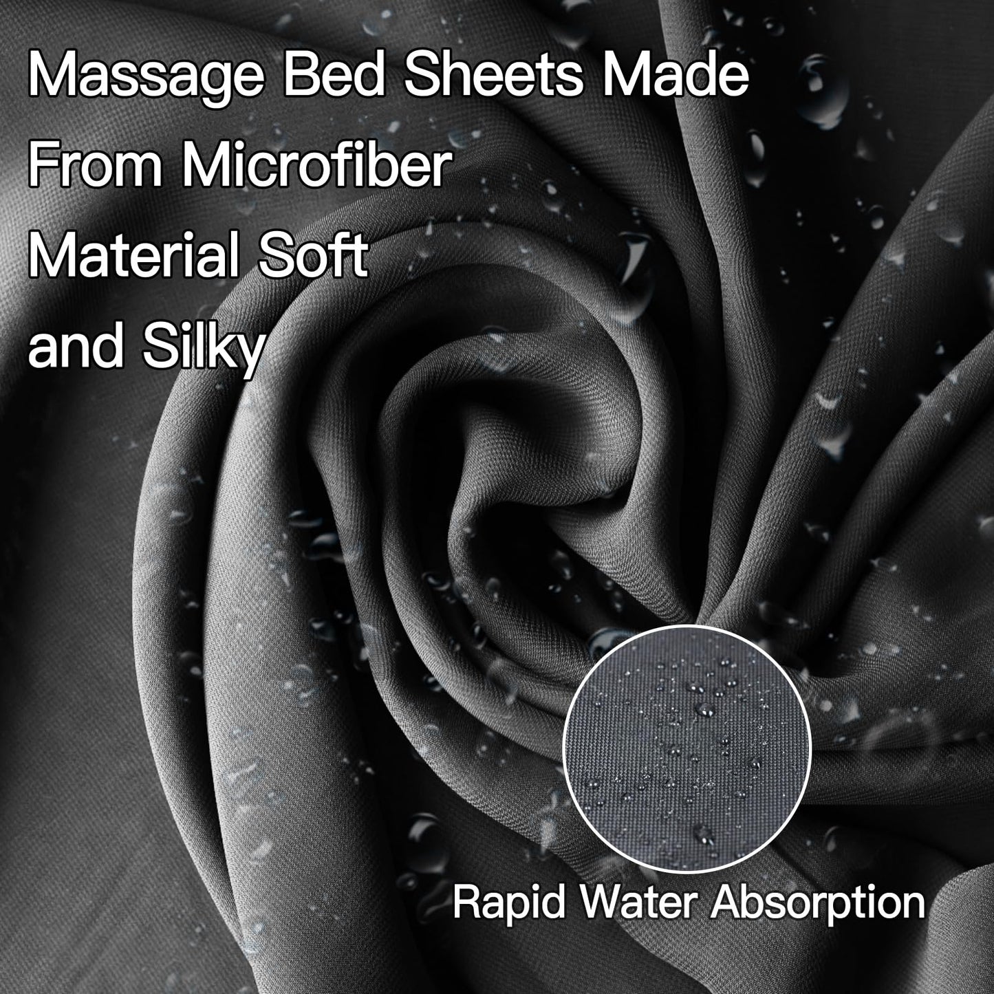12 Pcs 4 Sets Massage Table Sheets Set, Microfiber Sheet for Massage Table, Massage Bed Sheets Includes Massage Table Cover, Massage Fitted Sheet, and Massage Face Rest Cover for SPA Beauty Tattoos