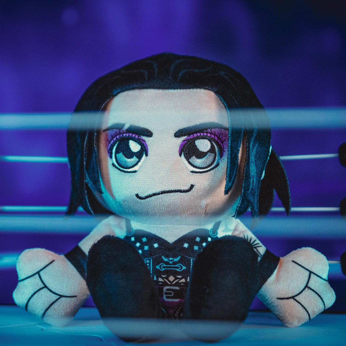 Bleacher Creatures WWE Diva Rhea Ripley 8" Kuricha Plush - Soft Chibi Inspired Toy