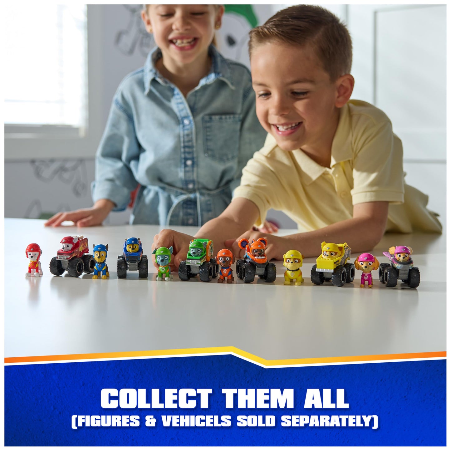 PAW Patrol: Rescue Wheels, 6-Piece Pup Squad Racers, Toy Cars Gift Set, Kids Toys for Boys & Girls Ages 3 and Up