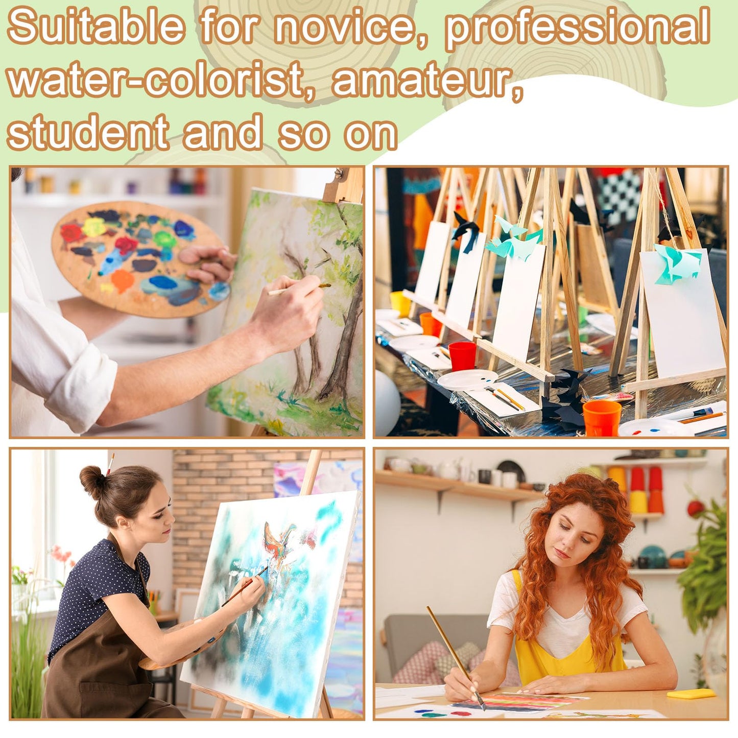 Outus 500 Sheets Bulk Watercolor Paper White Cold Press Painting Paper Cotton Paper Painting Drawing Finger Paint Sketch Art Crafts for Artist Men Women(5 x 7 Inch)