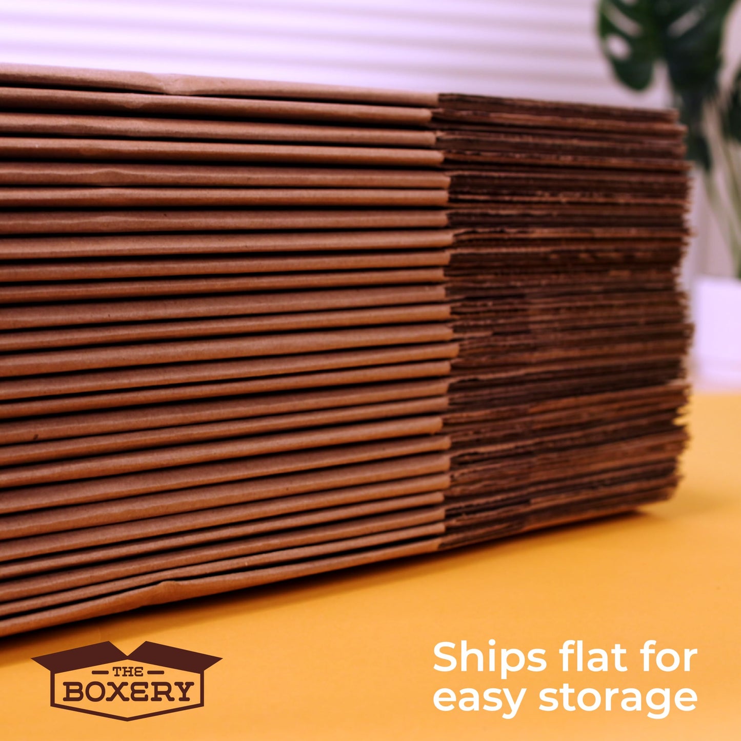 The Boxery 12"x12"x12" Brown/Kraft Corrugated Cardboard Shipping Boxes 25-Pack | Mailing, Packing, Moving & Storage for Business/Home – Durable - Eco-Friendly, Recyclable - Made in the USA