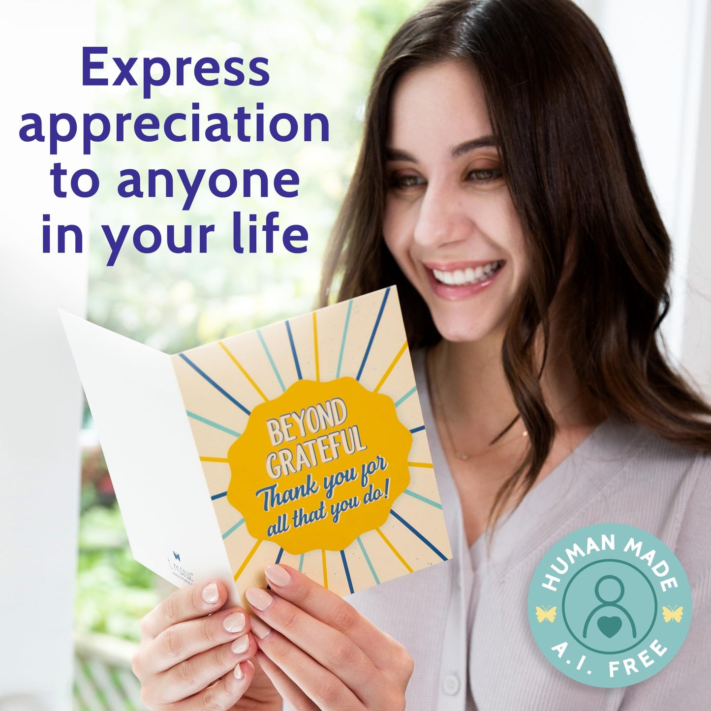 T MARIE 96 Appreciation Cards with Envelopes - Team Gifts, Teacher Gifts Bulk, Volunteer and Employee Appreciation, Gratitude and Encouragement Notecards - Boxed Set of Thank You Cards