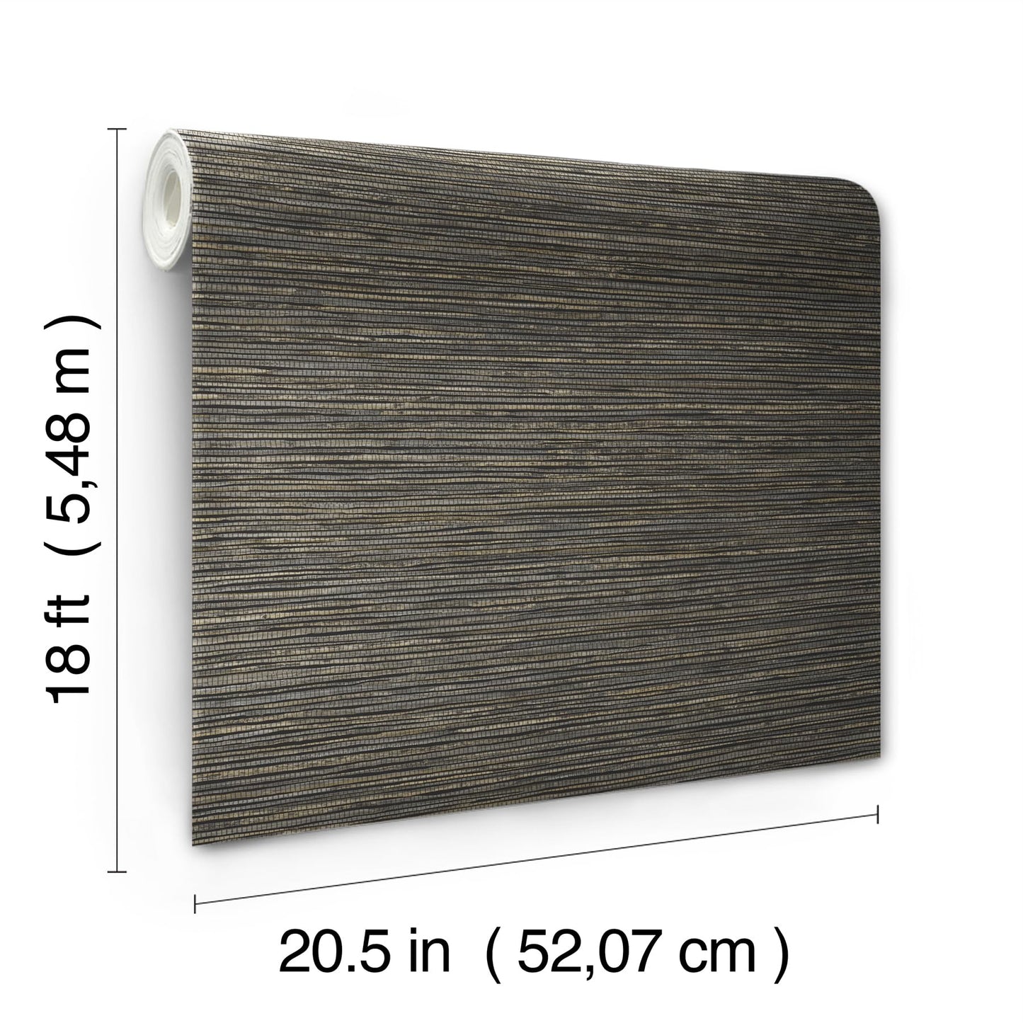 RoomMates Dimensional Grasscloth Peel and Stick Wallpaper, RMK12685PLW