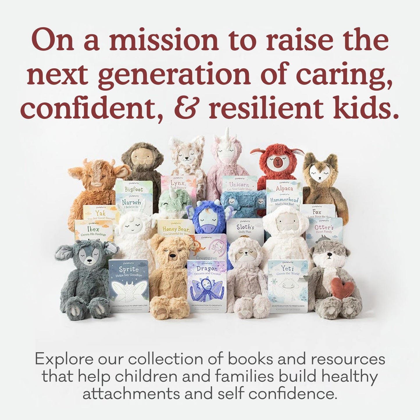 Slumberkins 14" Otter Kin & 2 Board Books Complete Set Bundle | Promotes Family Bonding, Building Connections & Acceptance | Social Emotional Learning, Ages 0+ (Otter Kin Plush + 2 Board Books)