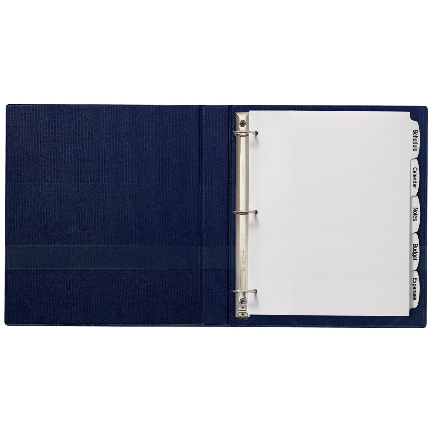 Avery Big Tab Printable White Label Dividers for 3 Ring Binders, 5 Tabs per Set, White, Great for Office Supplies, School Supplies, Organizing, and More (20 Sets of 14434)