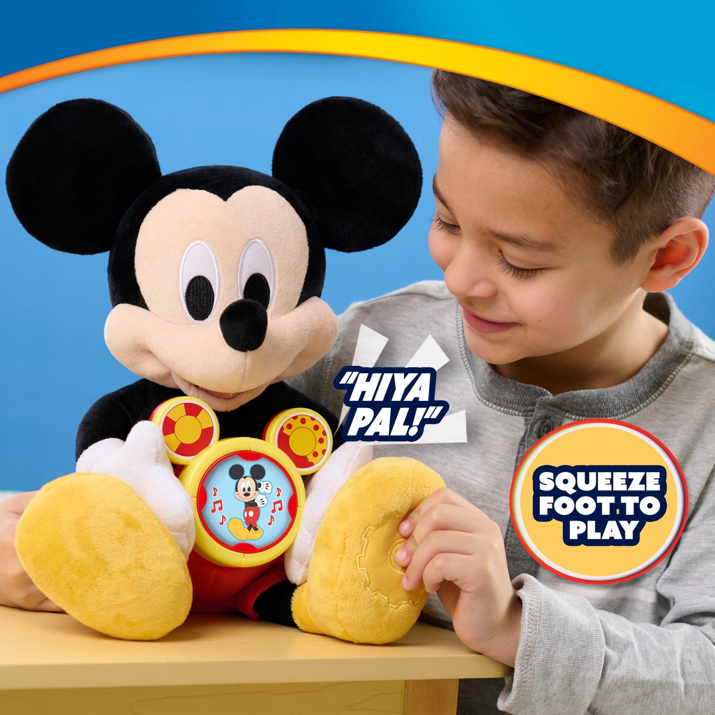Mickey Mouse Oh Toodles Feature Plush, Kids Toys for Ages 3 Up, Gifts and Presents