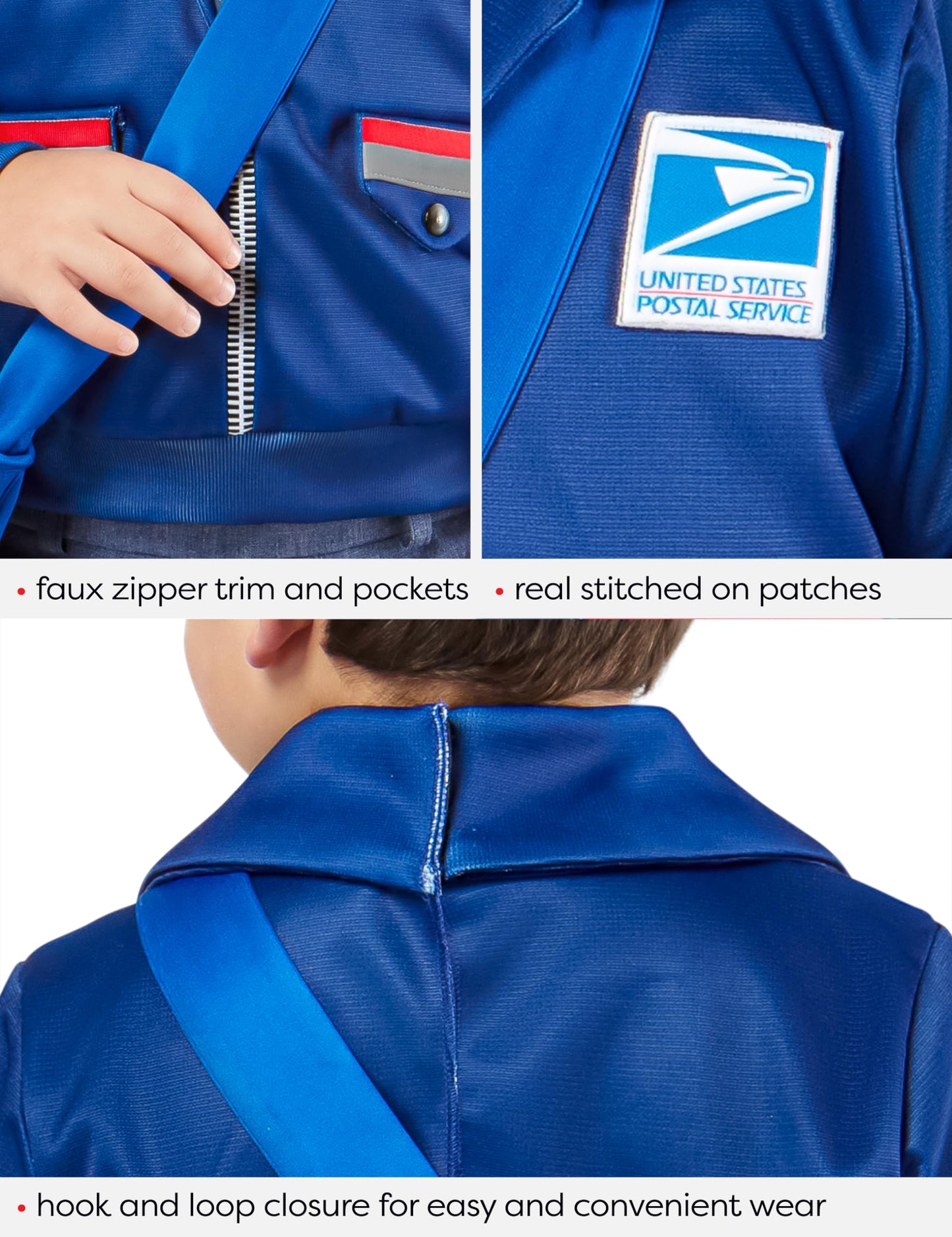 Rubies United States Postal Service: USPS Letter Carrier Costume for Toddlers, Unisex 4T
