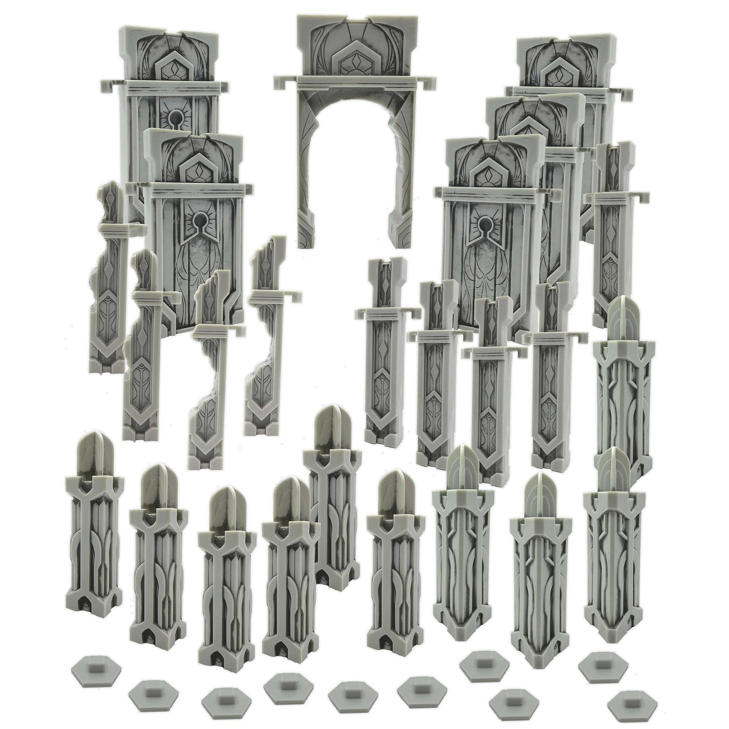 Renegade Game Studios - Heroscape The Ruins at Laur's Edge Terrain Expansion - Add on Content for The Heroscape Miniatures Game - Battle Box or Master Set is Required to Play