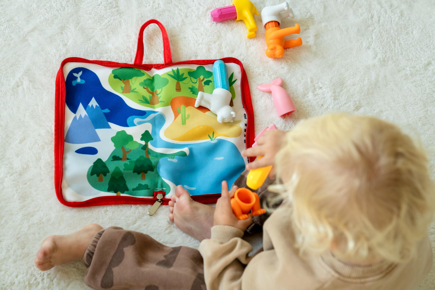 SmartMax My First Animals Around The World STEM Magnetic Building Set for Kids Ages 1-5