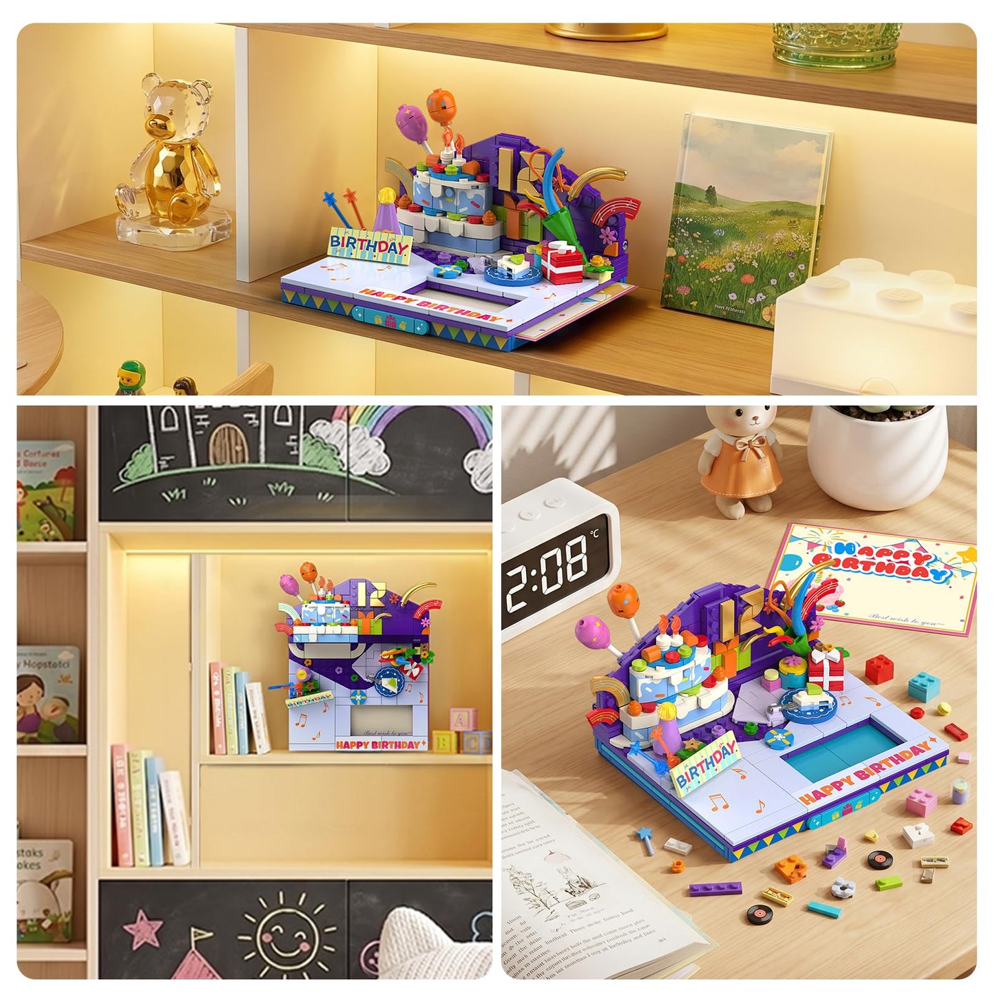 JAKI Building Block Birthday Cards 3D Birthday Cards