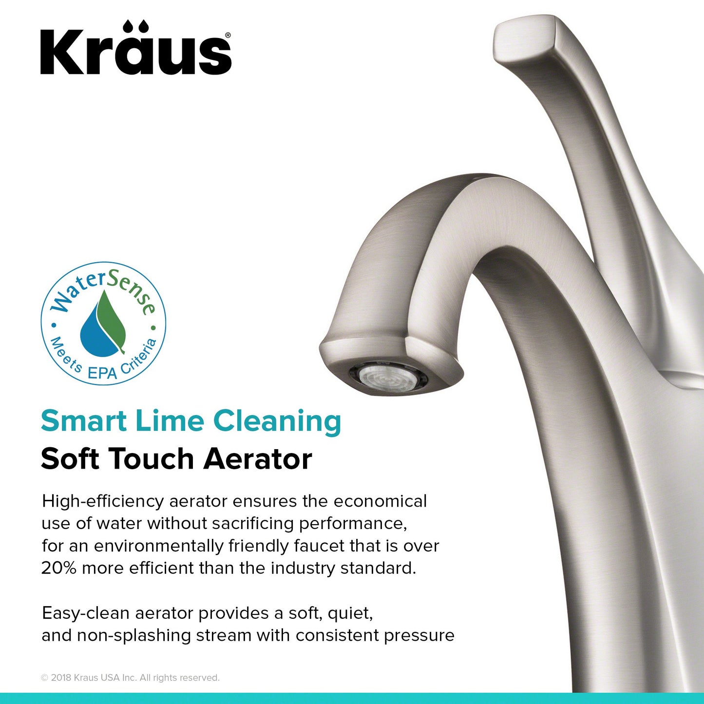 KRAUS KBF-1201SFS Arlo Single Handle Basin Bathroom Faucet with Lift Rod Drain and Deck Plate, Spot-Free All-Brite Stainless Steel