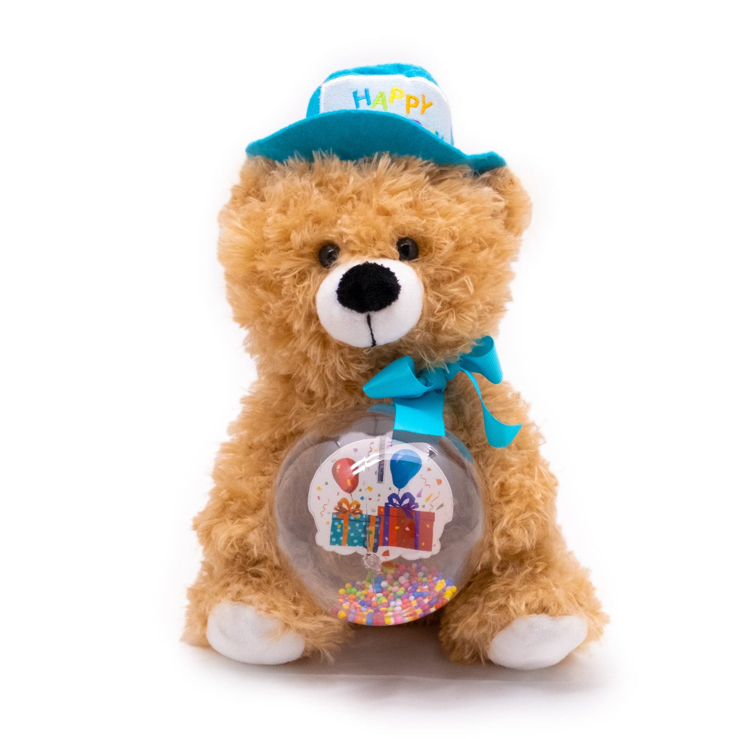 Cuddle Barn - Birthday Buddy Benson | Animated Stuffed Animal Teddy Bear Plush Toy Lights Up and Bops to Happy Birthday, 13"