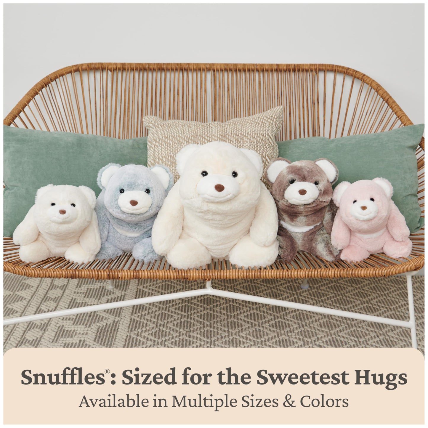 GUND Original Snuffles Teddy Bear, Premium Stuffed Animal for Ages 1 and Up, Pink, 10”