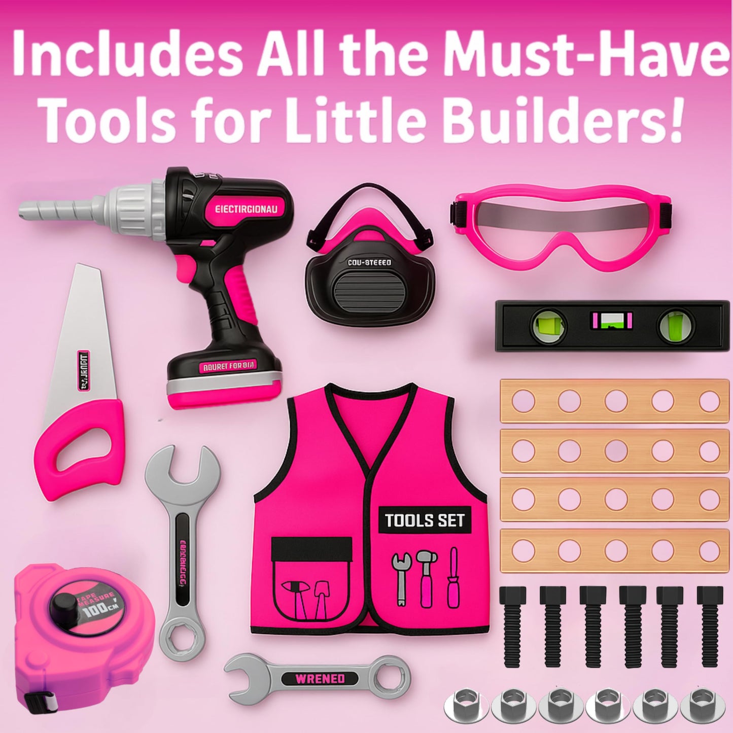 Kids Construction Tool Set Toy