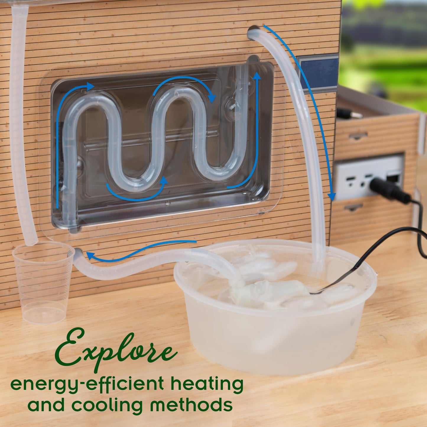 Thames & Kosmos Green Engineering STEM Kit | Build & Experiment with an Energy-Efficient Model Home, Explore Clean Energy, Sustainable Living, Includes Solar Panel, LEDs, Sensors, Ideal for Classrooms