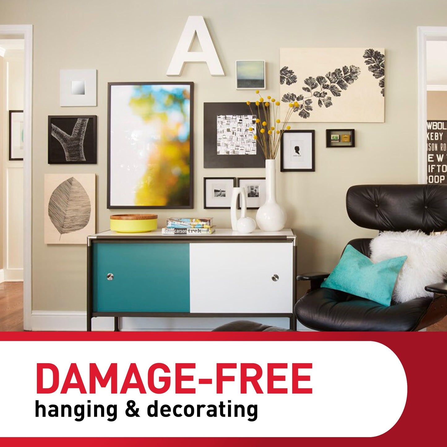 Command 10 lb Medium Picture Hanging Strips 132 Pairs (264 Command Strips), Damage-Free Hanging Picture Hangers, No Tools Wall Hanger for Christmas Decorations