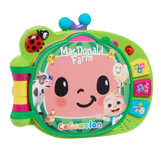 CoComelon Learning Book Interactive Toy for Toddlers with 3 Learning Modes, Music, Numbers, Animal Sounds, 50 Learning Phrases, Officially Licensed Kids Toys for Ages 18 Month, Gifts and Presents