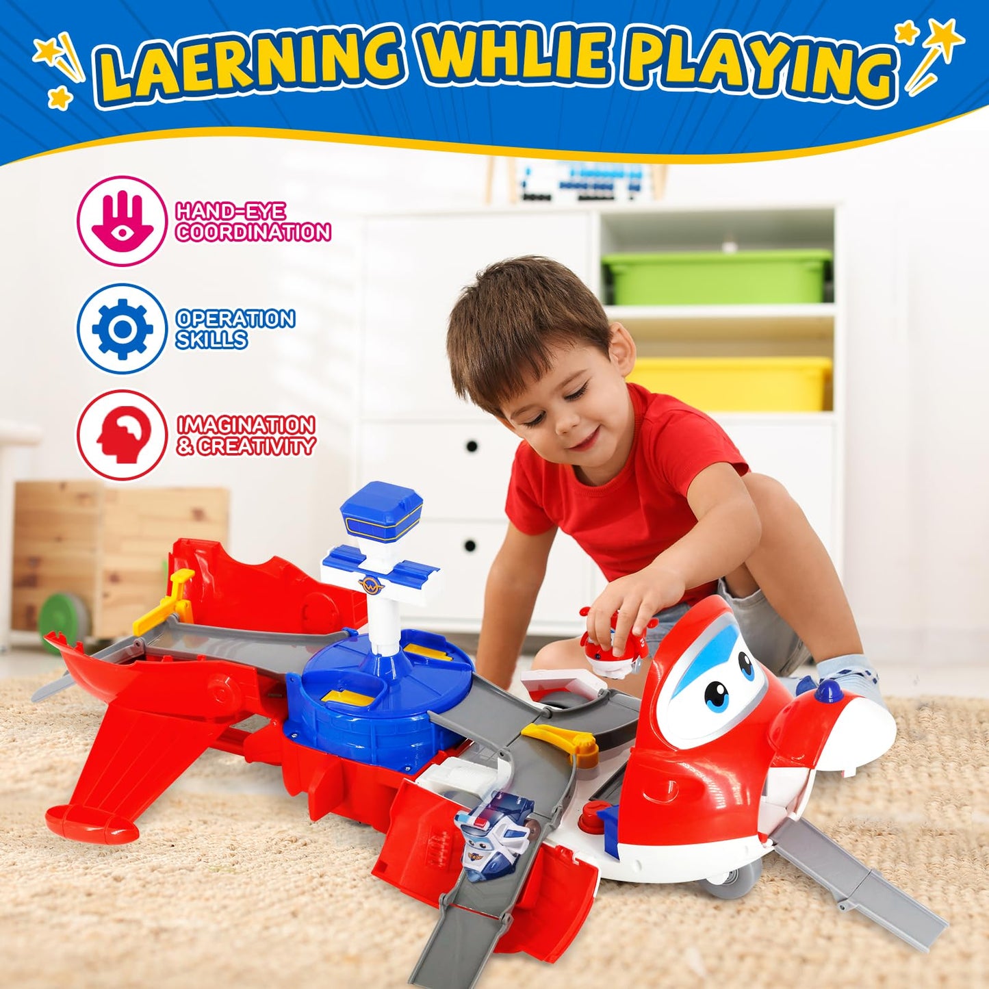 Super Wings – Jett’s Takeoff Tower Playset