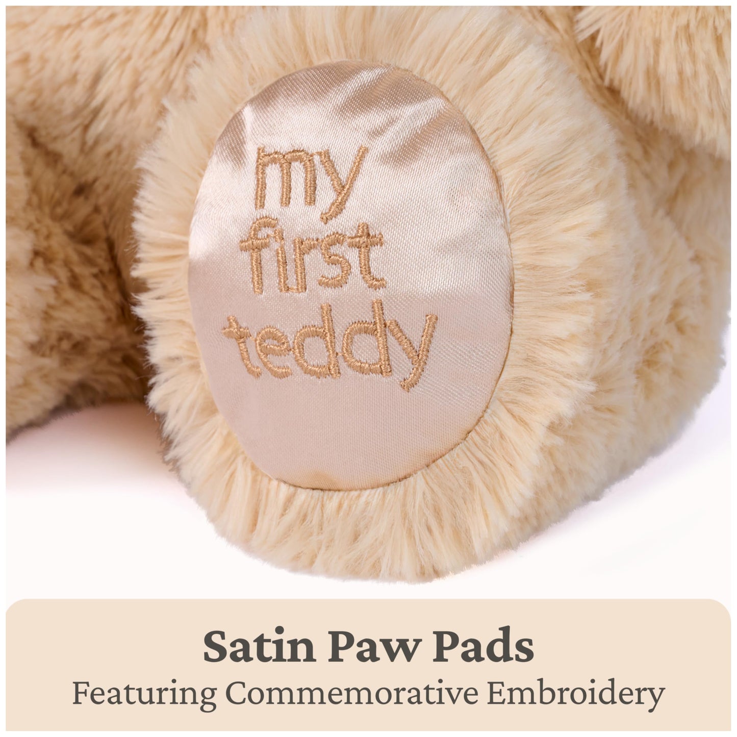 Baby GUND My First GUND Teddy Bear, Ultra Soft Animal Plush Toy for Babies and Newborns, Tan, 10”