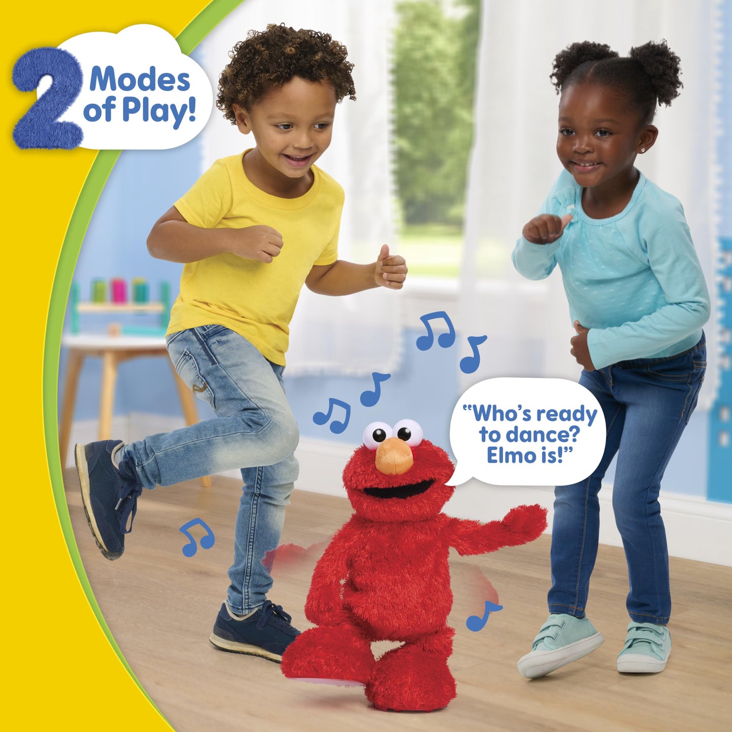 Sesame Street Hokey Pokey Elmo Interactive Toy with Music and Motion, 14-inch Bilingual Plush, Pretend Play, Kids Toys for Ages 18 Month, Gifts and Presents