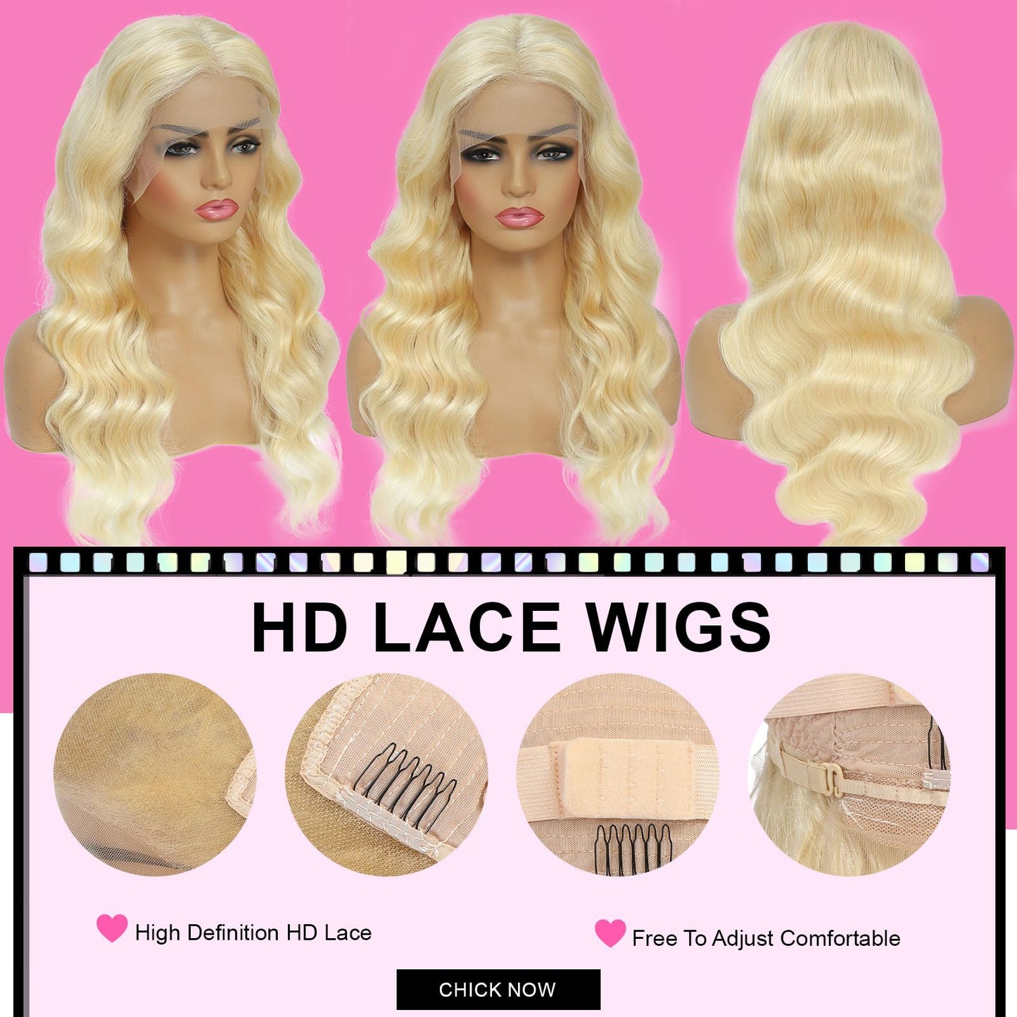MIGURA 26 Inch 613 Lace Front Wig Human Hair 200 Density Blonde Body Wave Lace Front Wigs Human Hair Pre Plucked 613 HD Lace Frontal Wig 13x6 Blonde Wig Human Hair 613 Human Hair Wig