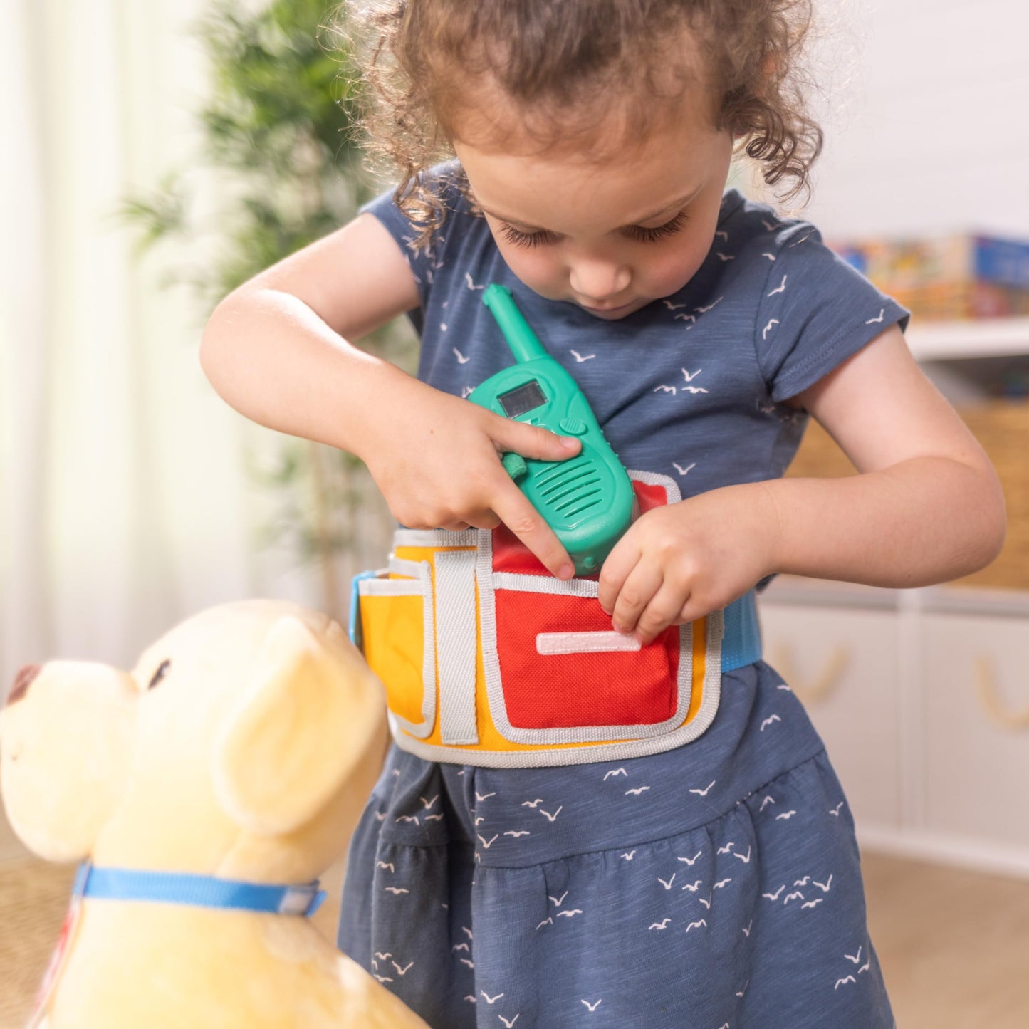 Melissa & Doug Let’s Explore™ Ranger Dog Plush with Search and Rescue GearSearch and Rescue Dog Stuffed Animal for Kids Ages 3+