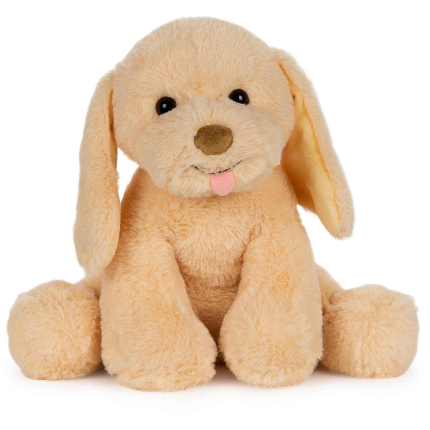 Baby GUND My Pet Puddles Animated Plush, Premium Stuffed Animal Barking Plush Puppy Dog for Ages 1 and Up, Yellow, 12”
