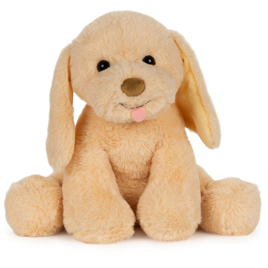 Baby GUND My Pet Puddles Animated Plush, Premium Stuffed Animal Barking Plush Puppy Dog for Ages 1 and Up, Yellow, 12”