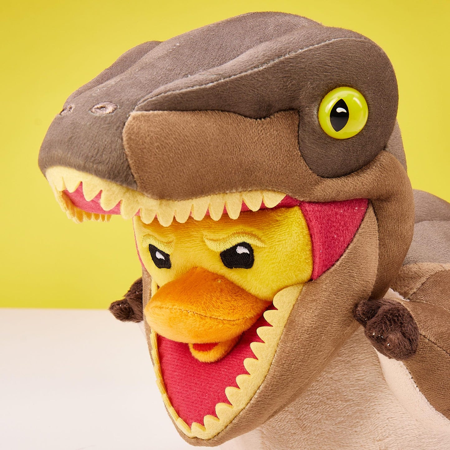 TUBBZ Velociraptor Collectable Rubber Duck Plushie - Official Jurassic Park Merchandise - Retro TV & Movies Soft Toy