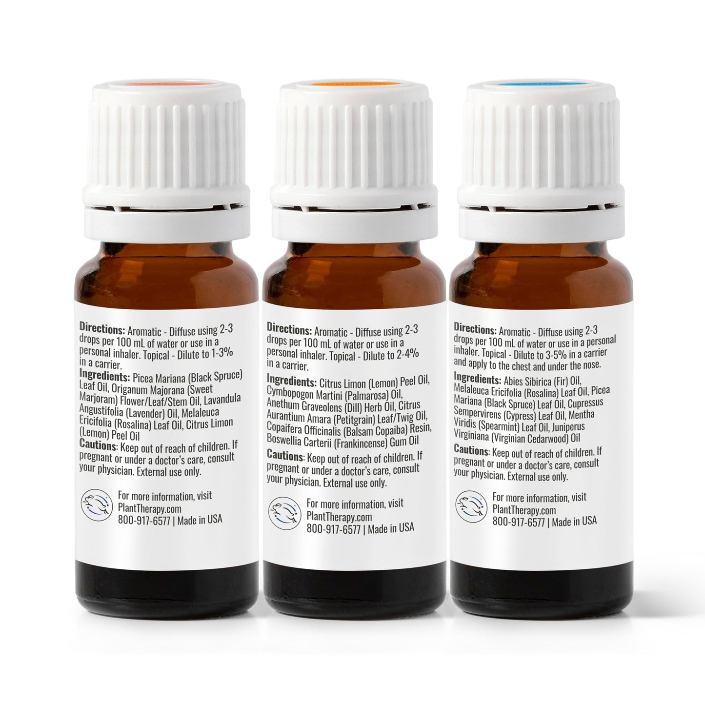 Plant Therapy KidSafe Feelin' Good Essential Oil Blend Set, Includes: Germ Destroyer, Immune Boom, Sniffle Stopper 100% Pure, Undiluted, Natural Aromatherapy 10 mL (1/3 oz)
