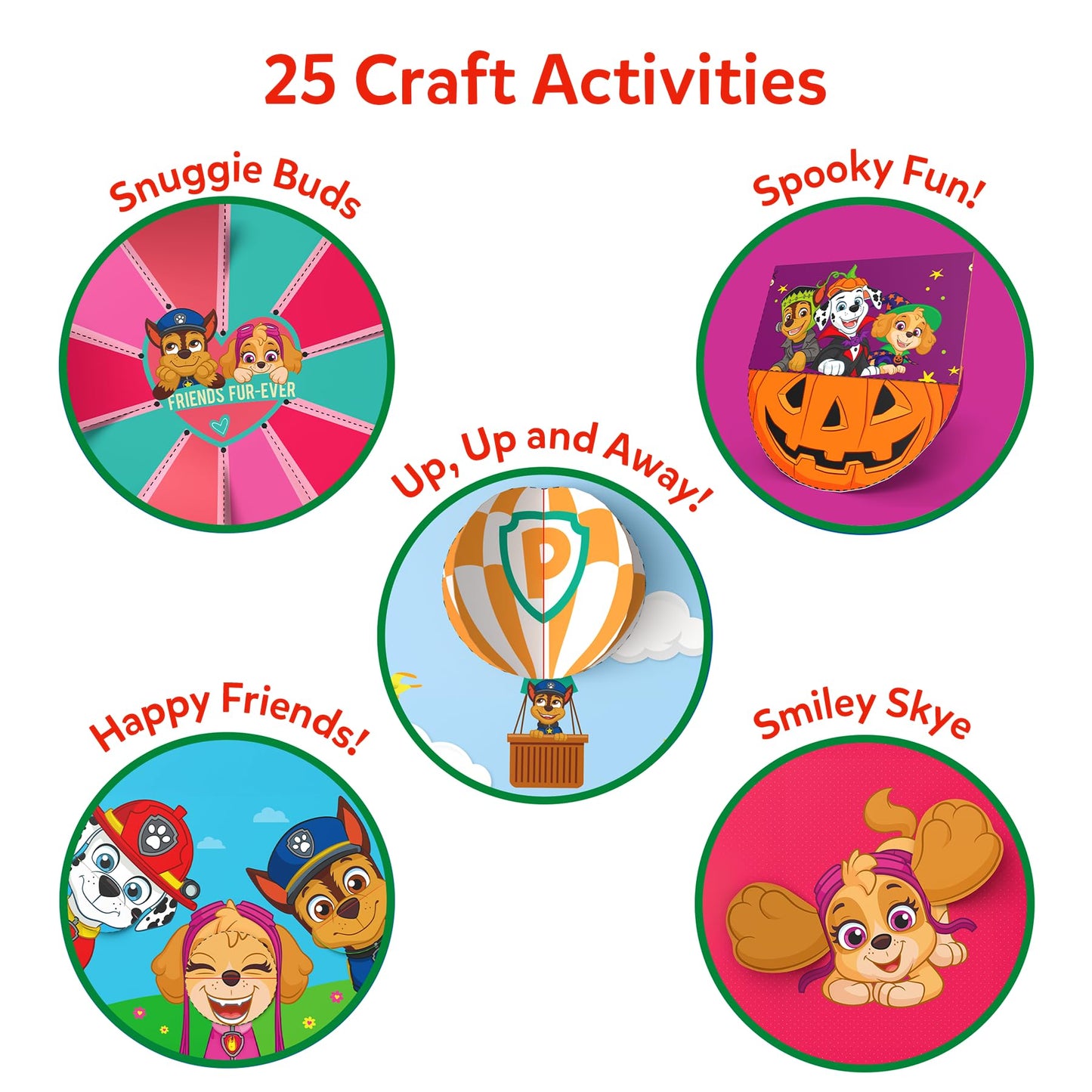 Skillmatics - Scissor Activity Book - Snip Snip PAW Patrol, 25 Fun Cutting Activities & Creative Activities for Preschoolers, Fine Motor Skills, Craft Kit