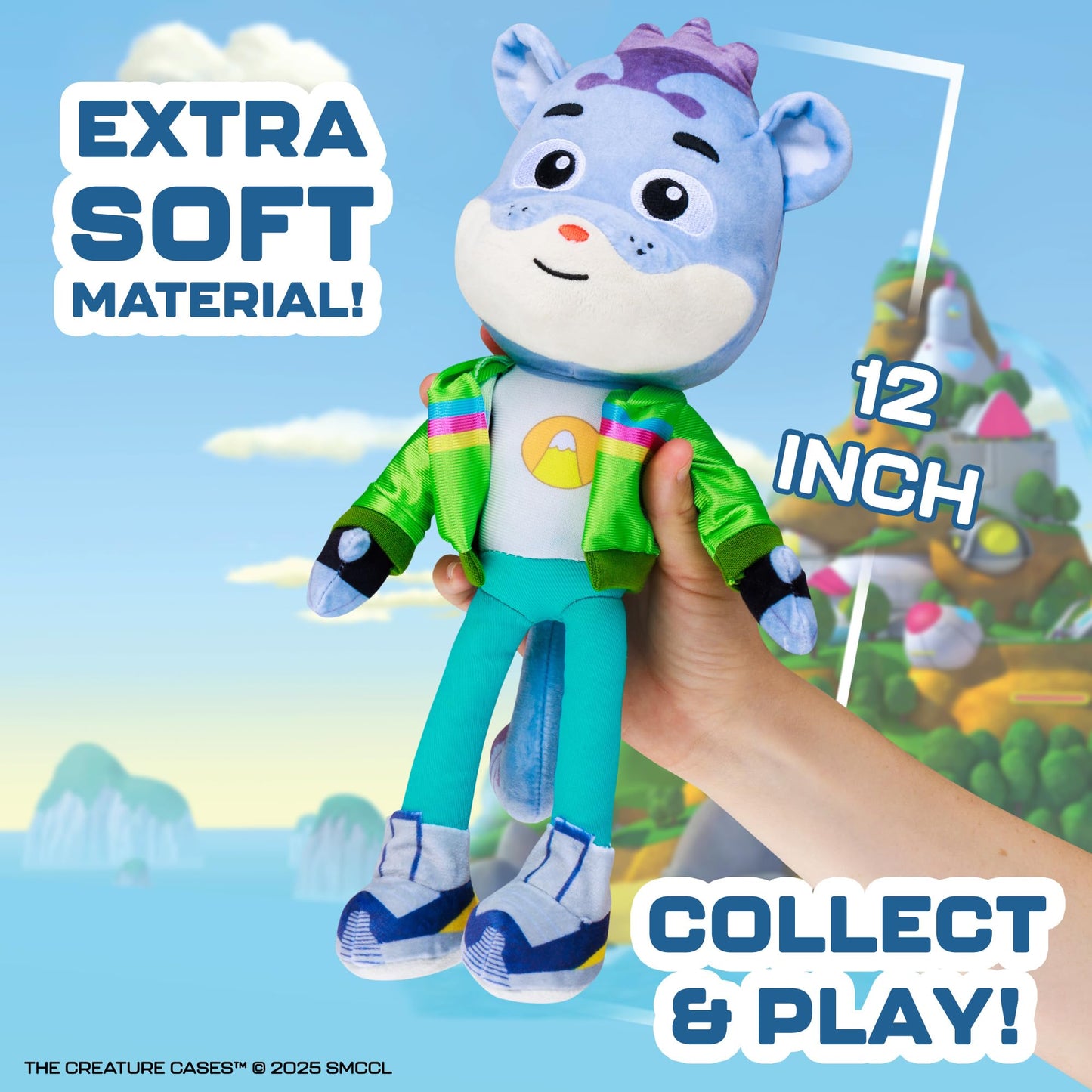 The Creature Cases 12-Inch Huggable Plush – Kit Casey Soft Cuddle Toy with Embroidered Details, Premium Fabric, and Collectible Design by PMI Toys (Sam Snow)