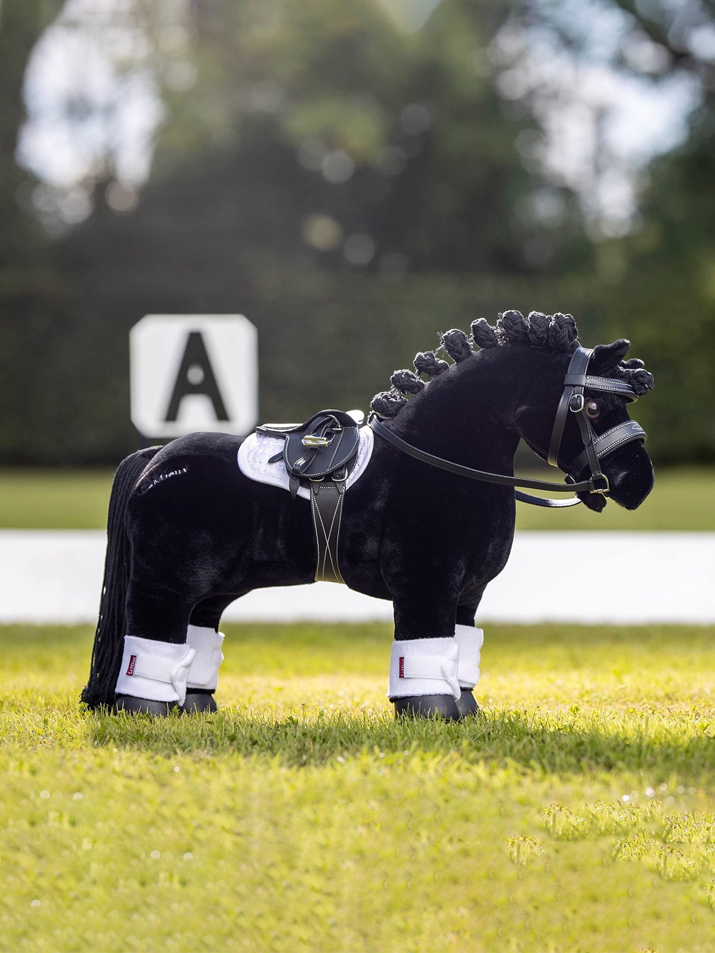 Lemieux Toy Pony Bridle - Black Leather - Suitable for Ages 8 Years +