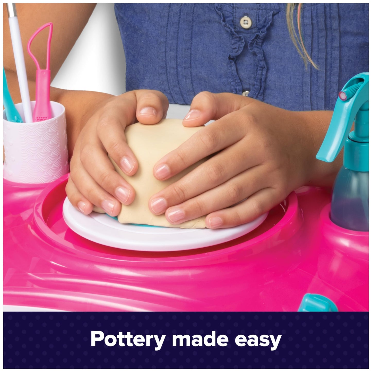 Cool Maker - Pottery Studio, Clay Pottery Wheel Craft Kit for Kids Age 6 and Up (Edition May Vary)