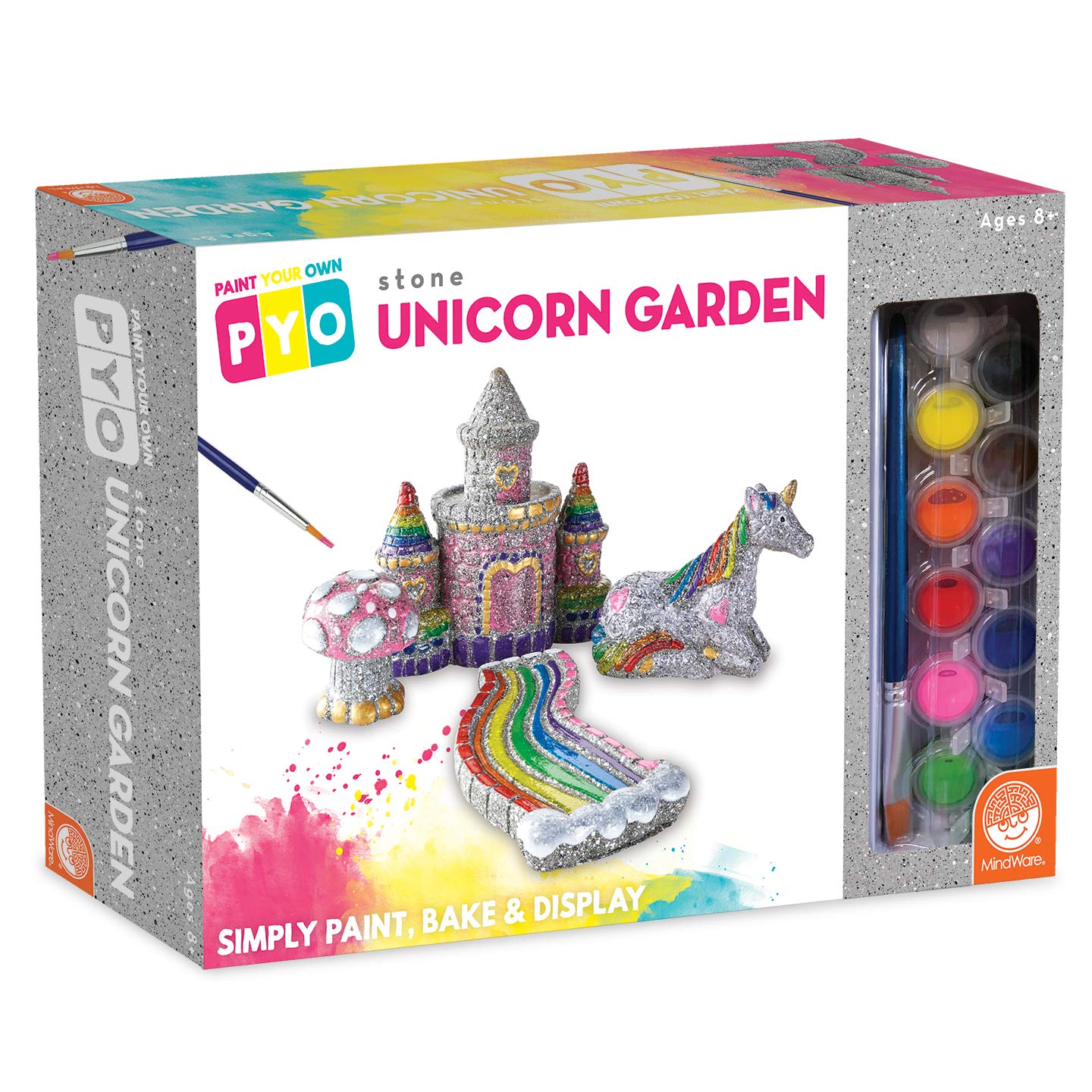 MindWare Paint Your Own Stone: Unicorn Garden