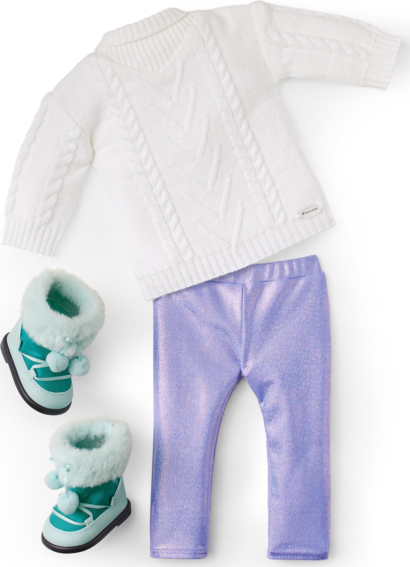 American Girl Corinne Tan Girl of the Year 2022 18-inch Doll and Book with Sweater, Leggings, and Boots, For Ages 8+