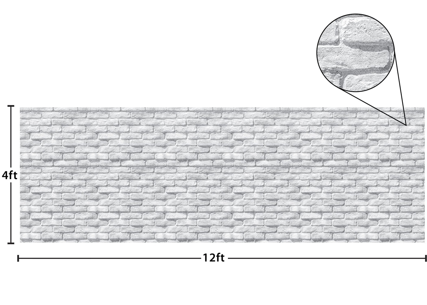 Teacher Created Resources White Brick Better Than Paper Bulletin Board Roll (TCR77892)