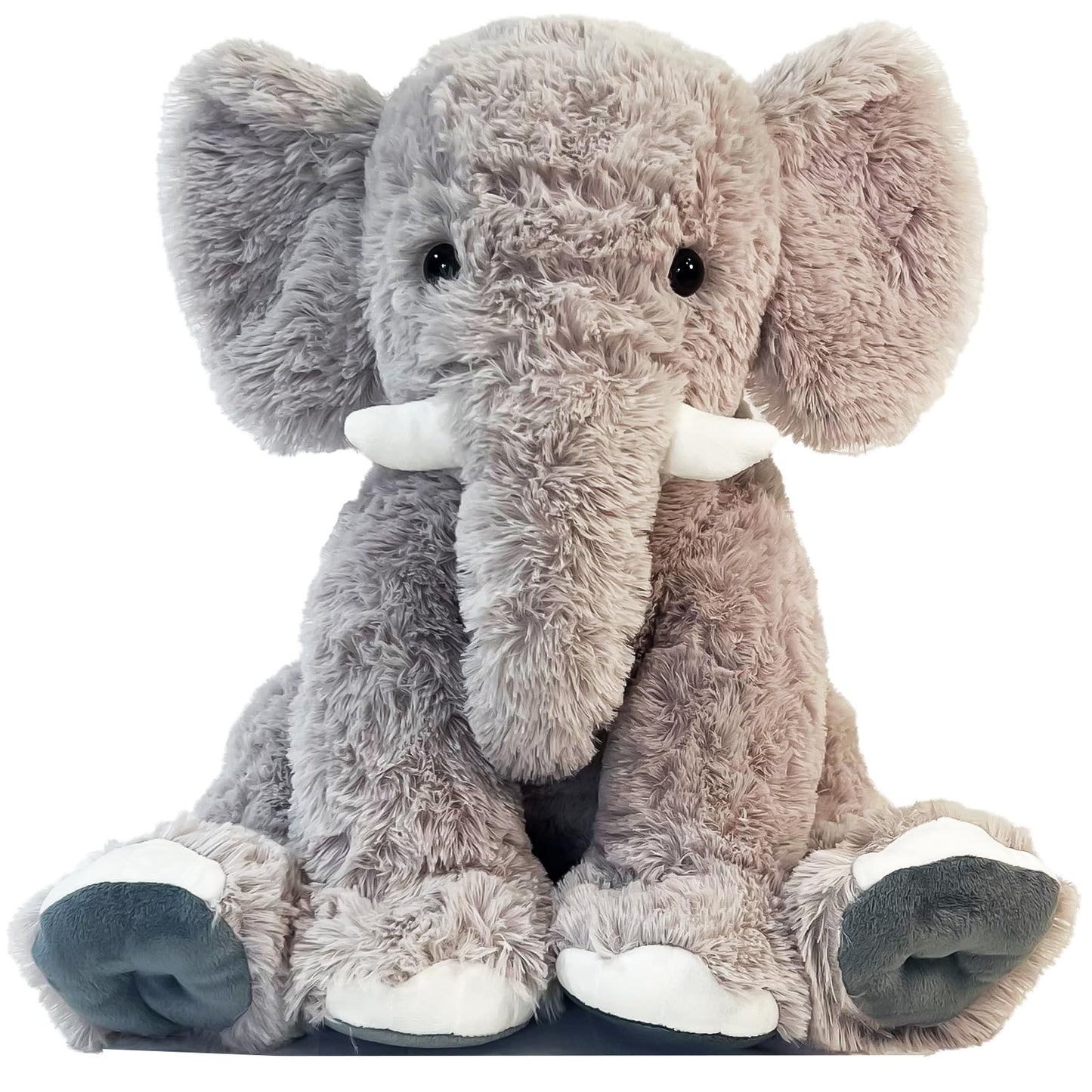 UBABER 20 Inch Large Elephant Stuffed Animals,Clever Elephant Plush Pillow for Kids, Perfect Elephant Gifts for Women,Super Soft Elephant Room Decoration(Gray).