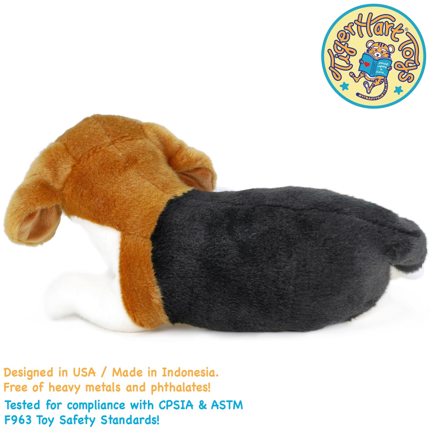 Burkham The Beagle - 14 Inch Stuffed Animal Plush