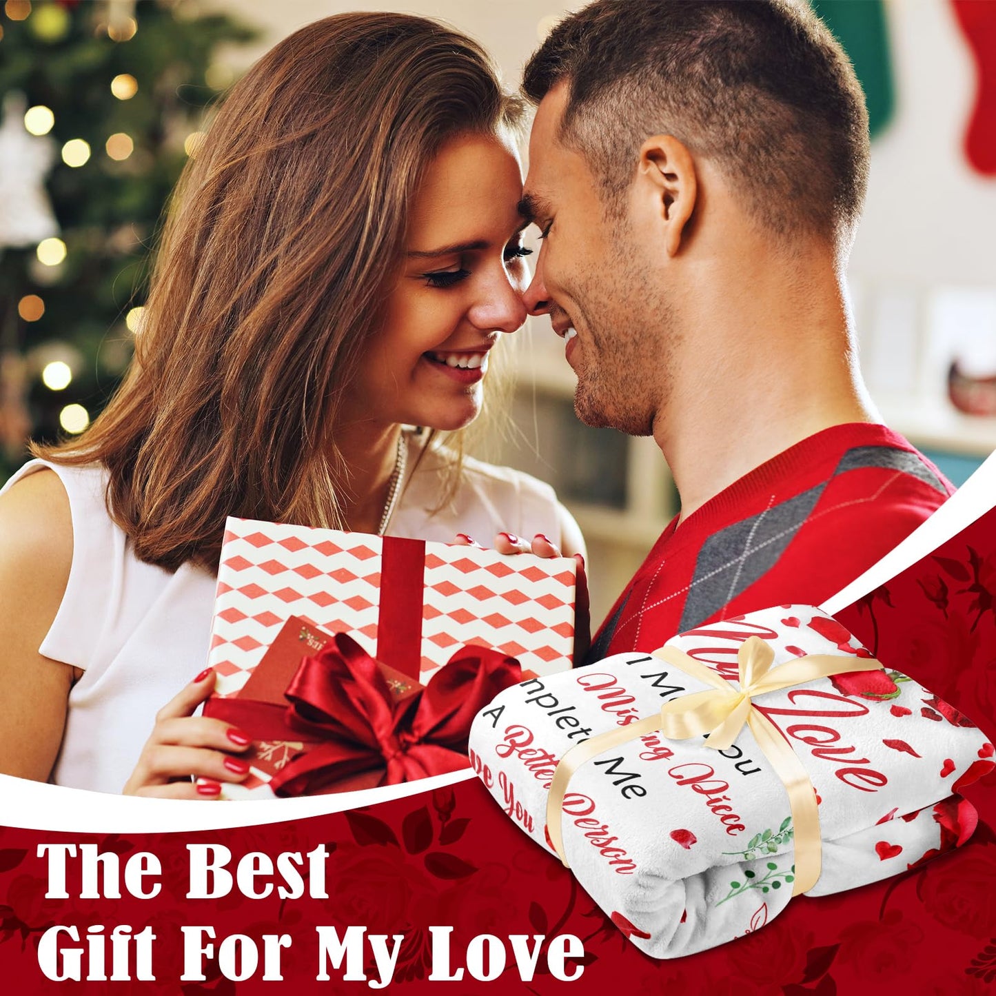 Romantic Gift for Her Wife Girlfriend - To My Love Blanket - Anniversary Birthday Gifts for Women - I Love You Gift for Her - Wife Girlfriend Birthday Gift Ideas - Christmas Valentines Day - 60"x 80"