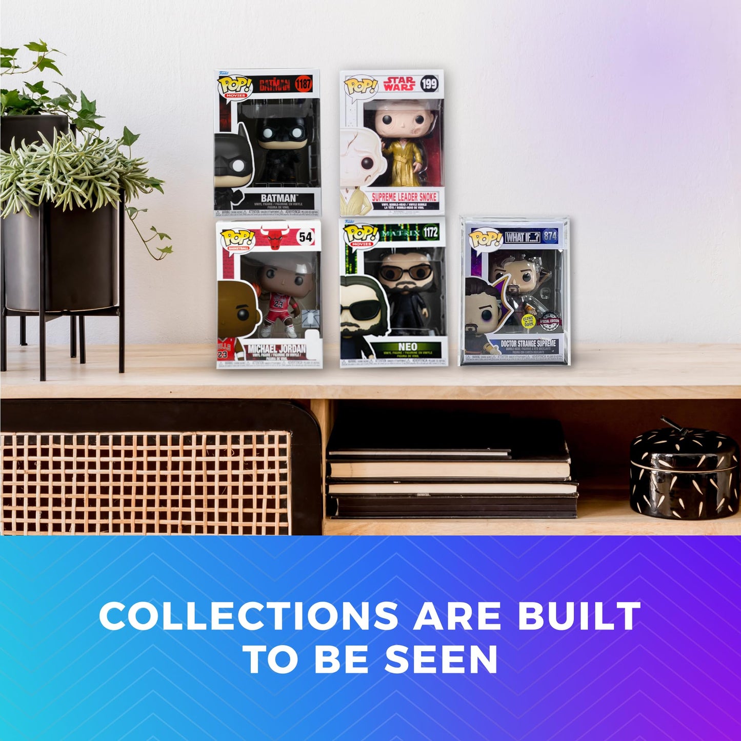 Crystal Clear Hard Plastic Funko Pop Protector Box, Stackable Display Case for Figures, Clear Gift Box for Party Favors, 8 Boxes, Made in USA by Gary Plastic Packaging