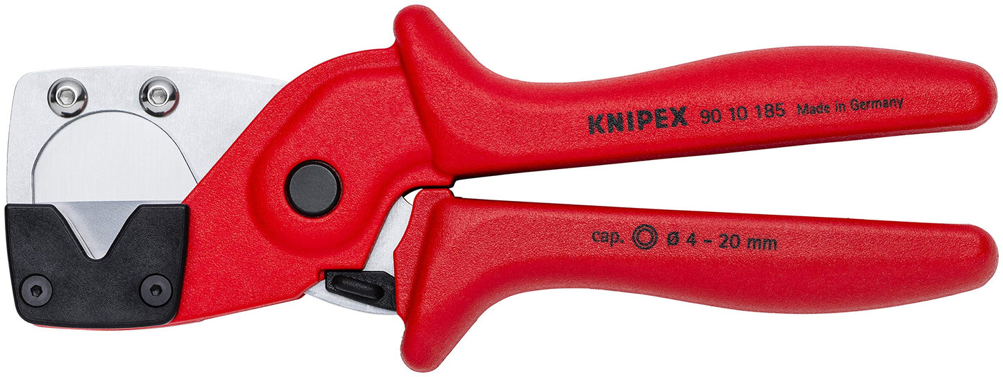 KNIPEX Tools 90 10 185 Pneumatic Hose Cutter, Red