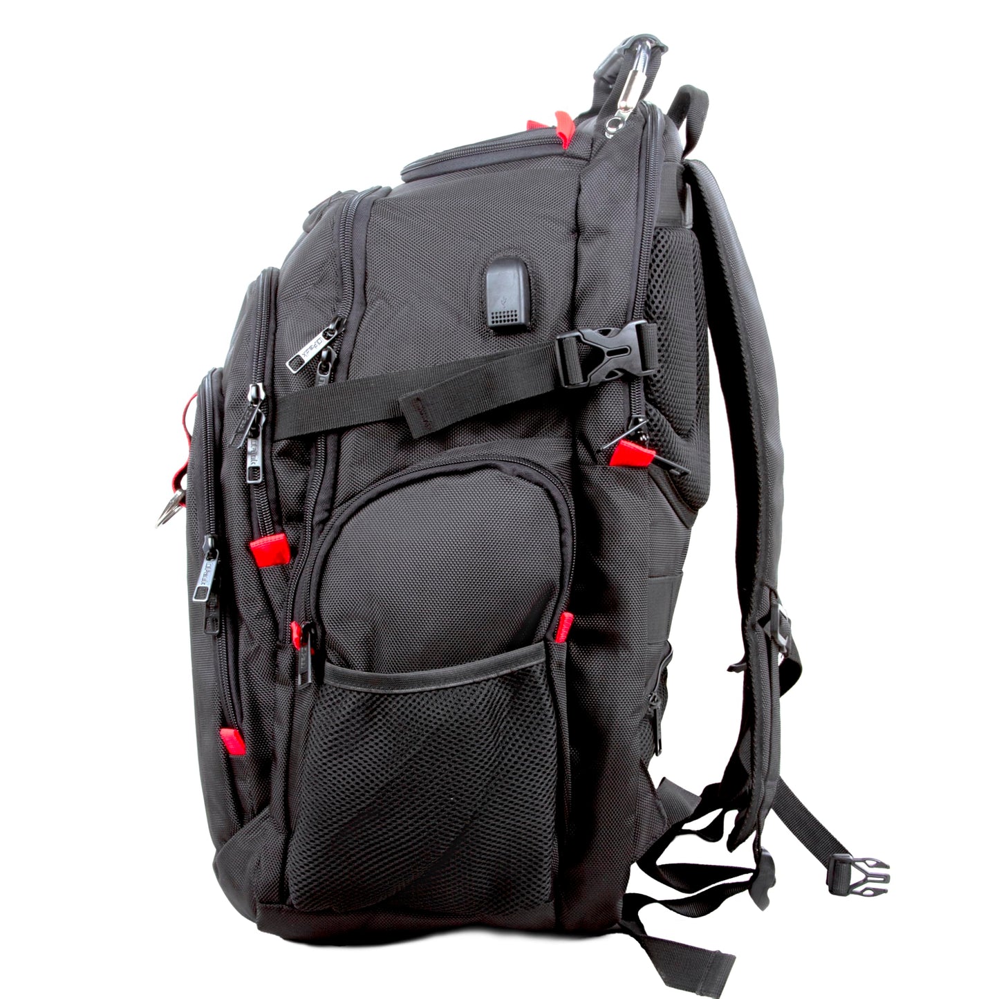 OPACK Travel Business Laptop Backpack, Anti Theft Slim RFID Blocking pocket Durable 17.3 Inch Laptops Backpack, USB Charging Port, Water Resistant