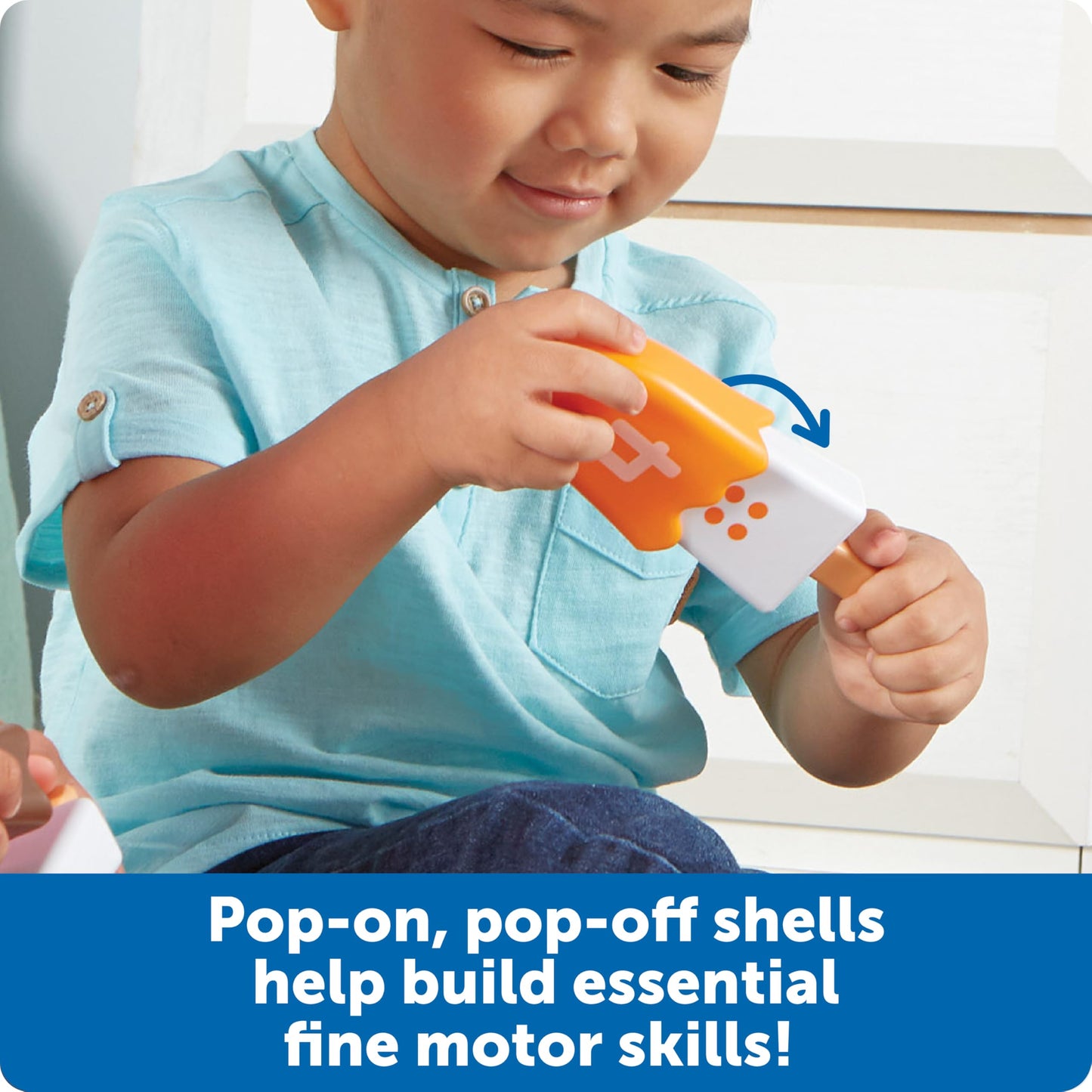 Learning Resources Smart Snacks Number Pops, Fine Motor Toy, Set of 10, Ages 18 mos+ (LER7344)