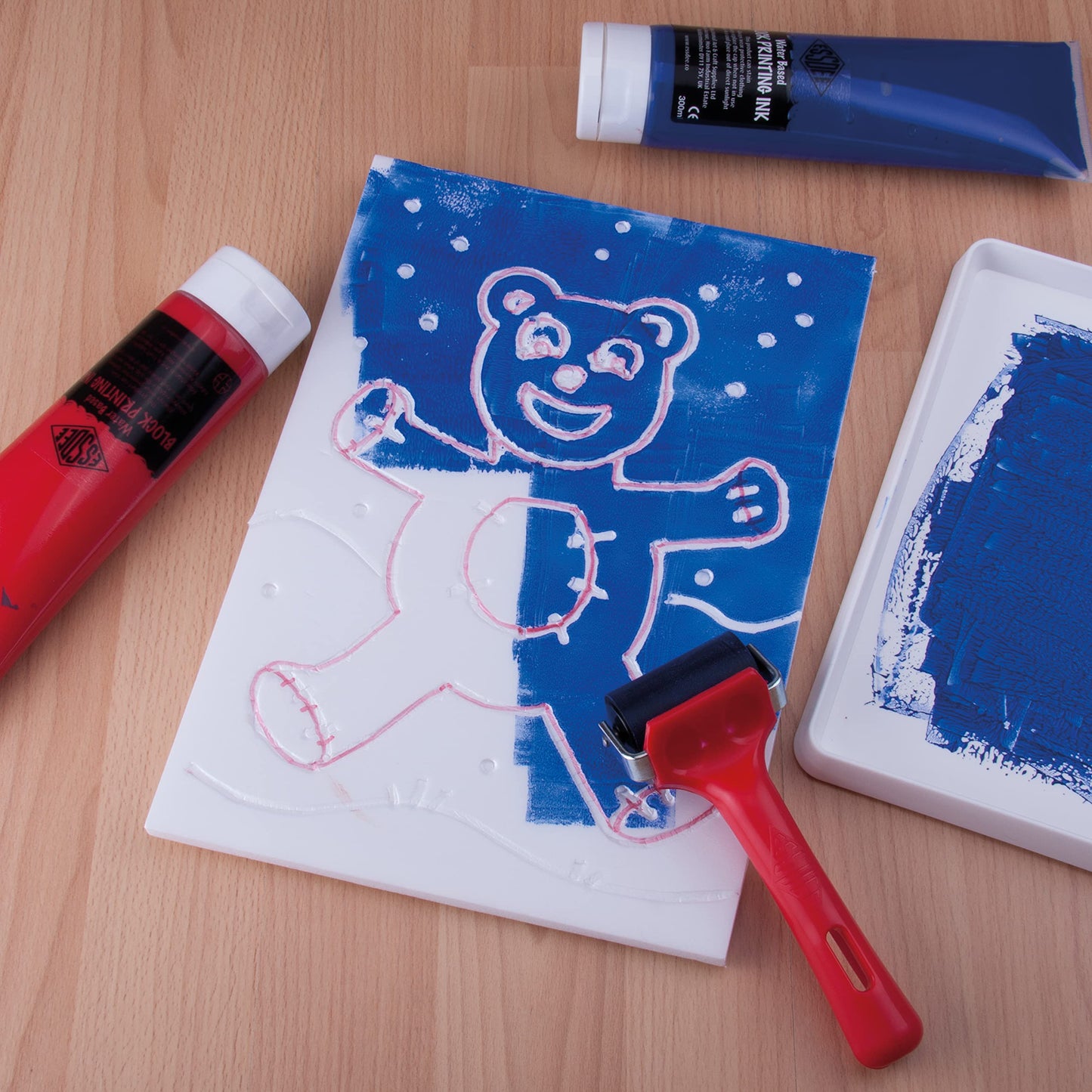 ESSDEE P6K4K Block Printing Kit for Kids, for 1 Year to 99 Years