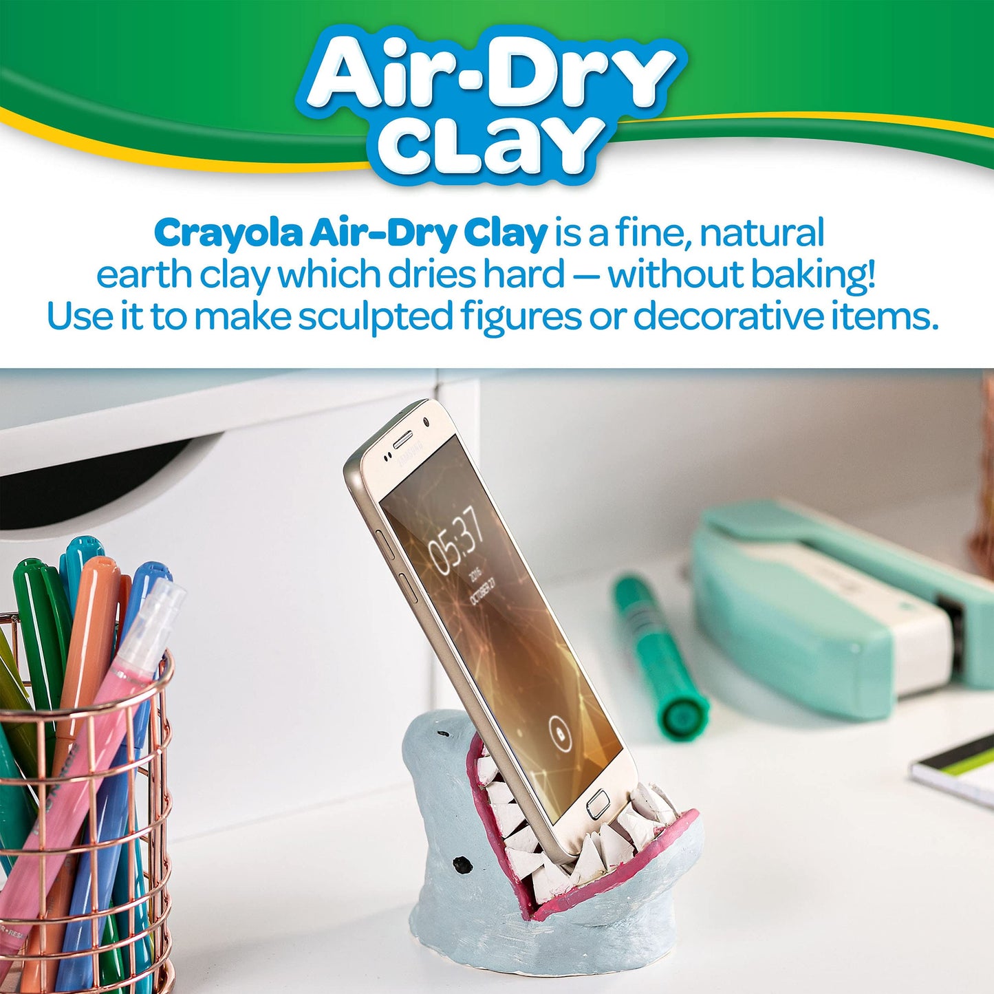Crayola Air Dry Clay 25 lb Value Pack White