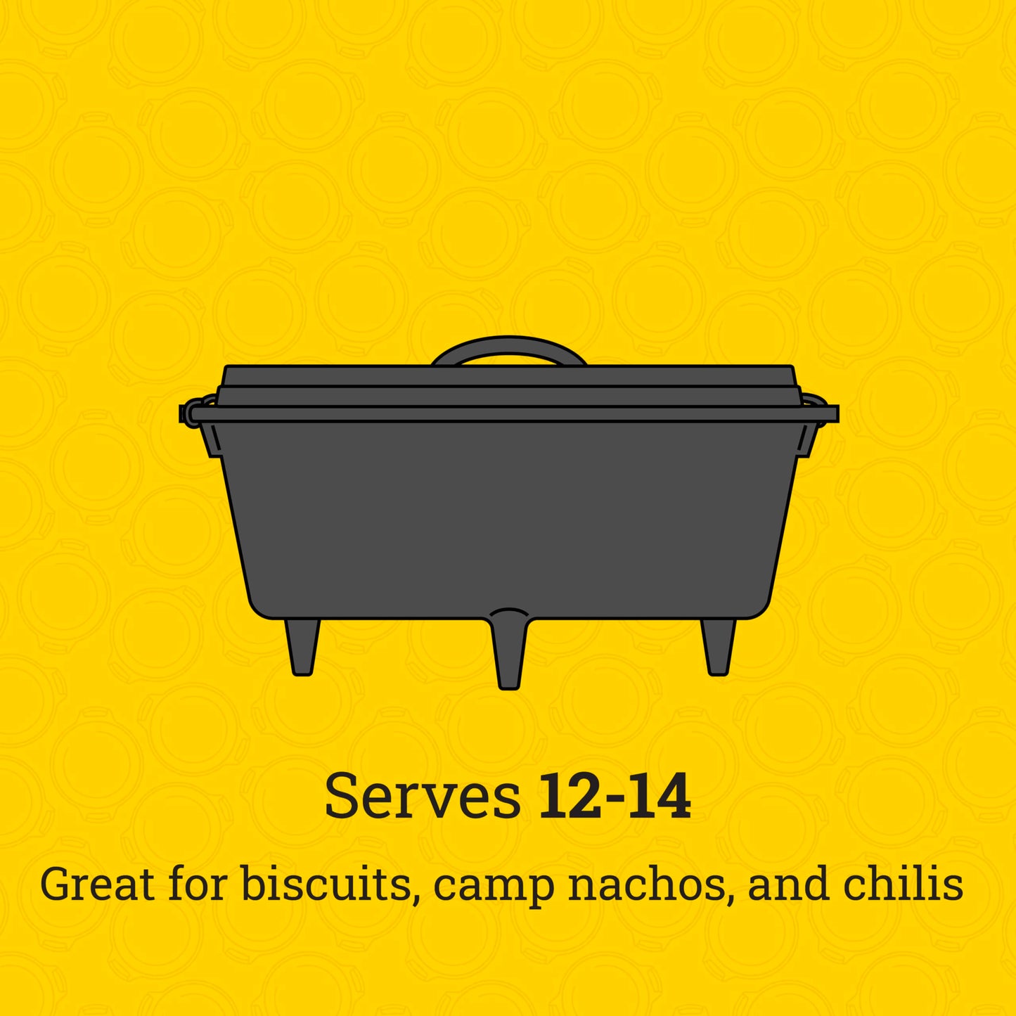 Lodge Boy Scouts of America Cast Iron Camp Dutch Oven, Pre-Seasoned, 6-Quart