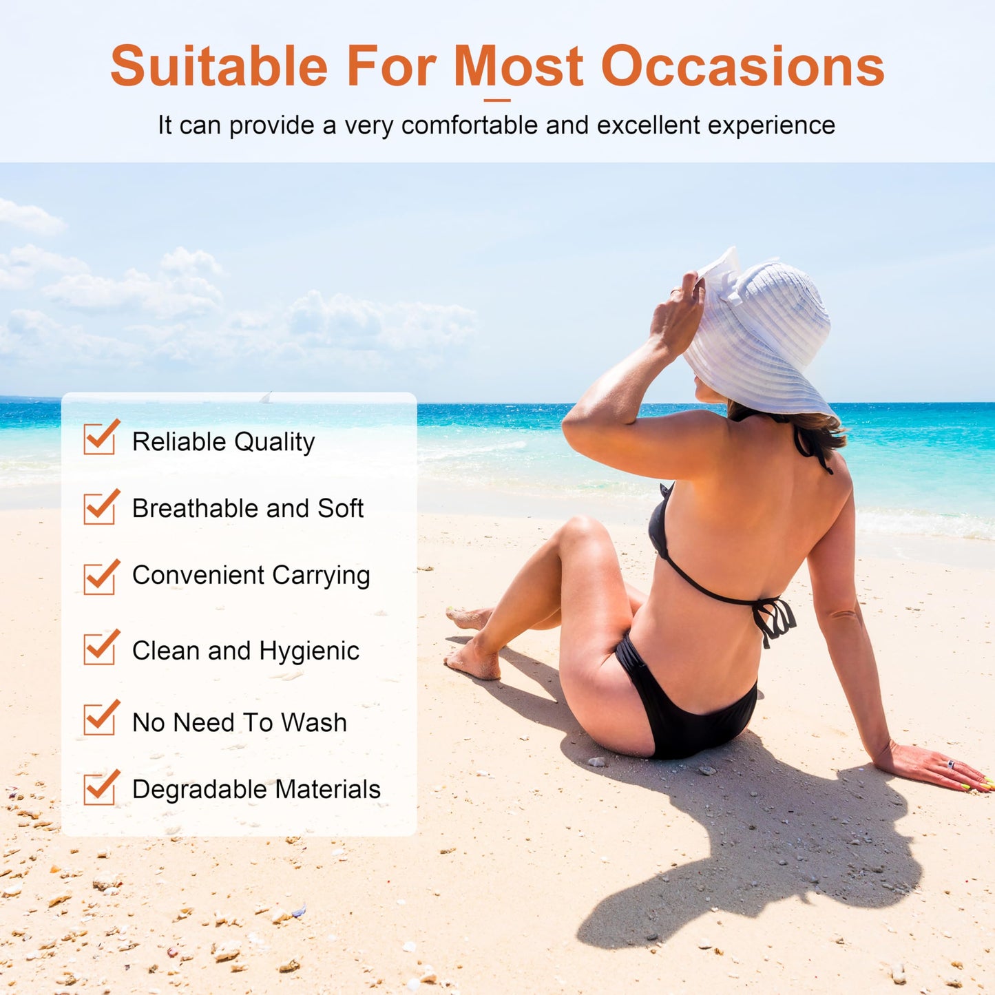 50 Pcs Beauty Salon Disposable Underwear Bra Travel Breast Wrap Beauty SPA Use Special Bodice Breathable Adjustable Elitzia ETBR001 (Black)
