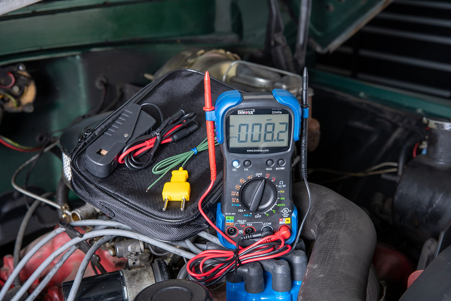 Innova 3340 Professional Automotive Digital Multimeter, Black