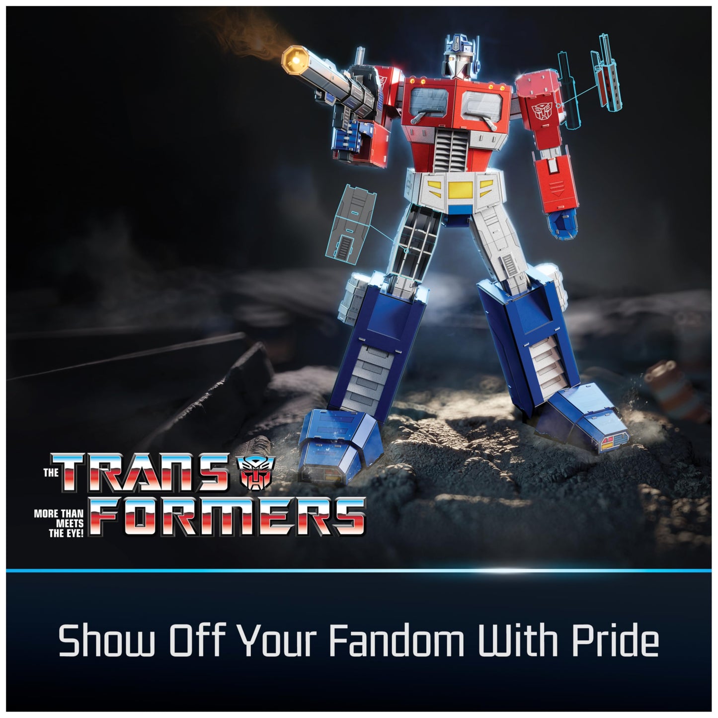 4D Build, Transformers Optimus Prime 3D Model Kit with LED Lights, Transformers Collectibles & Desk Décor, Adult Building Toys, 3D Puzzles for Adults & Teens, 321 Pieces, for Ages 12 & Up